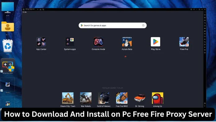 Free Fire Proxy Server For PC